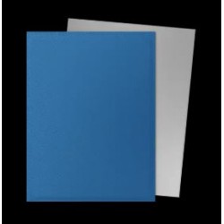 Dragon Shield - 100 Standard Size Matte Dual Sleeves - Special Edition - Cobalt/Silver